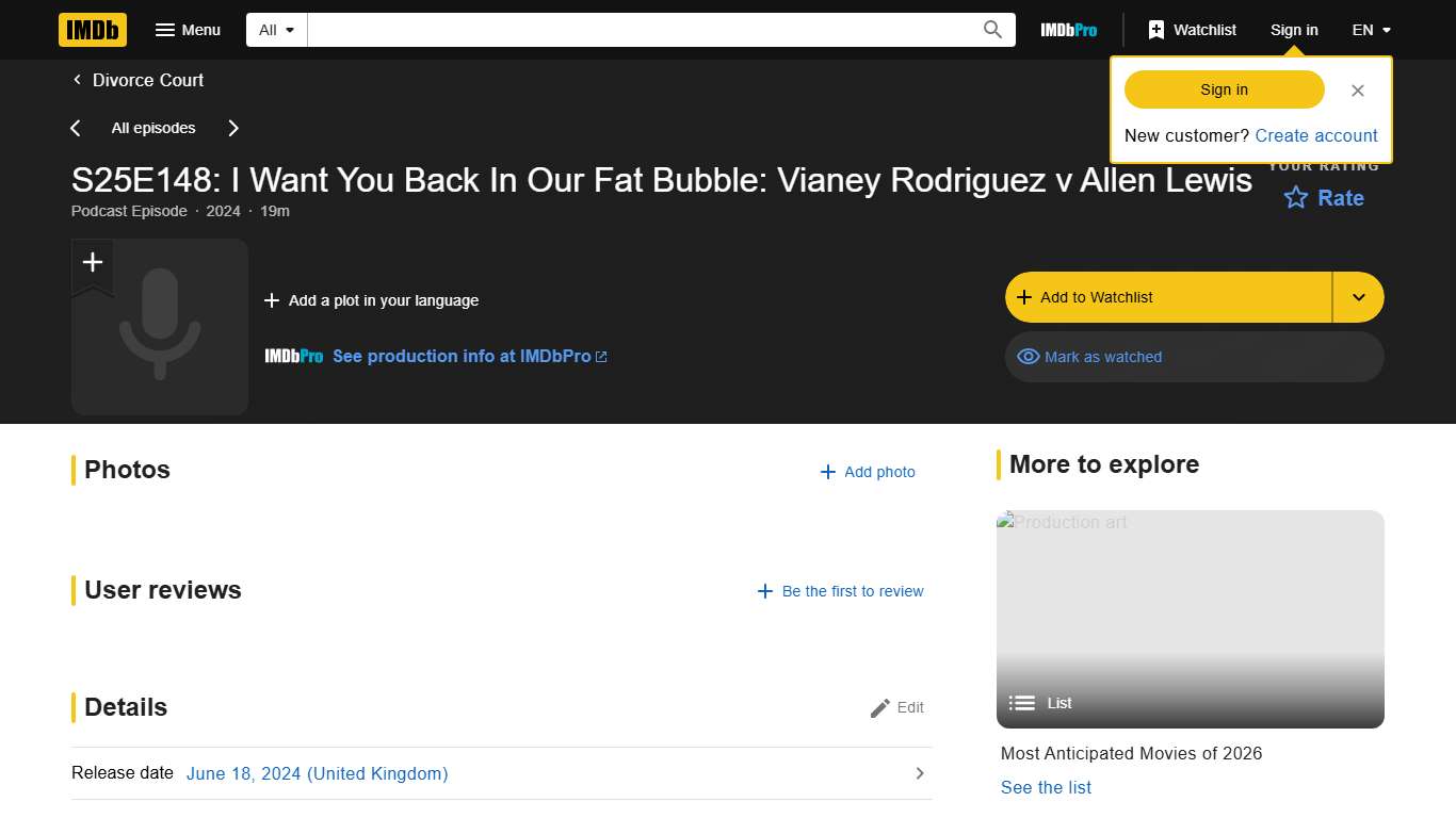 "Divorce Court" S25E148: I Want You Back In Our Fat Bubble: Vianey Rodriguez v Allen Lewis (Podcast Episode 2024) - IMDb